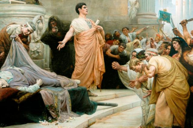 Marc Antony's Oration at Caesar's Funeral